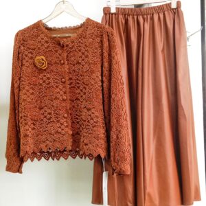 Home Orenge top and skirt